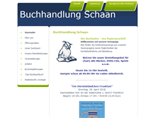 Tablet Screenshot of buchhandlung-schaan.de